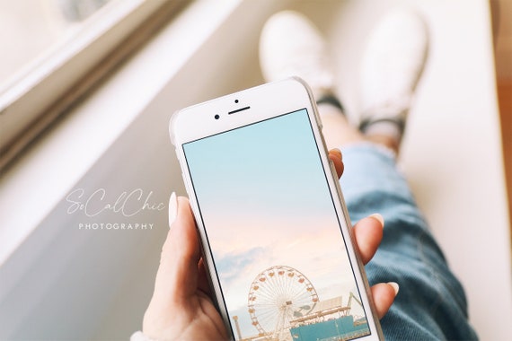 Smartphone Wallpaper Santa Monica Pier Apple Iphone - Etsy Smartphone Wallpaper Santa Monica Pier Apple Iphone - Etsy