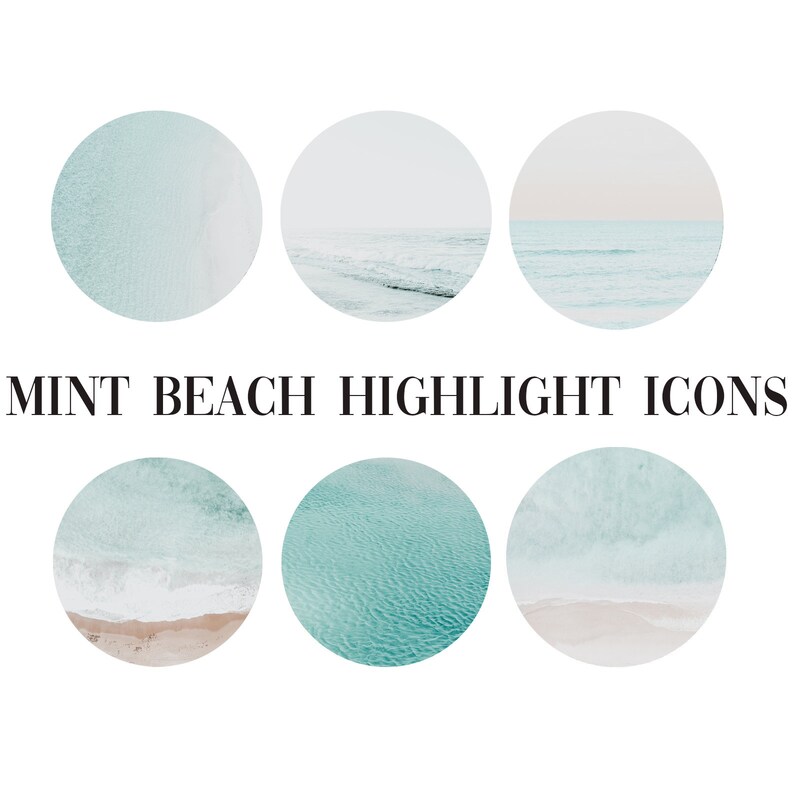 California Instagram Highlight Covers Mint IG Icons Etsy