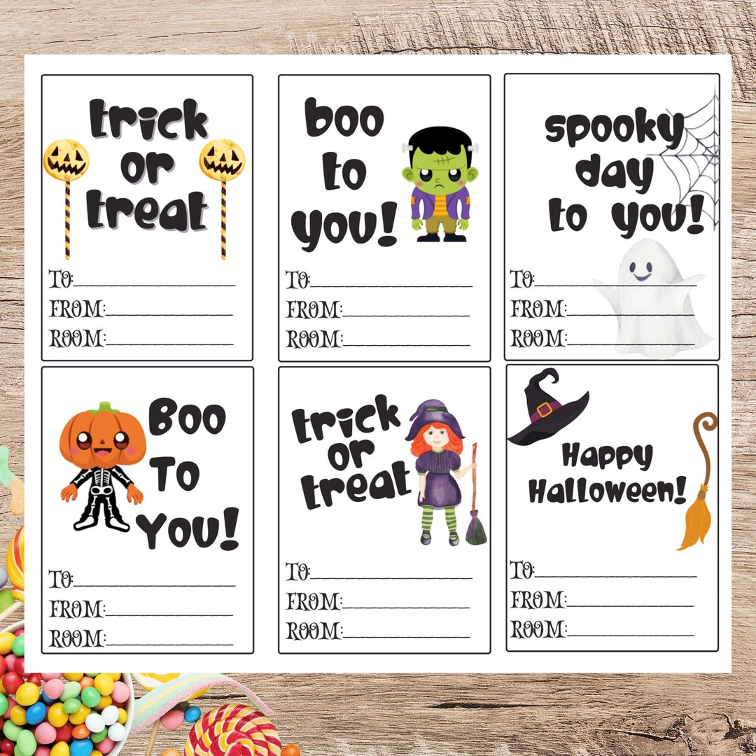 Boo Candy Grams for Halloween/halloween Grams/candy Gram Instant