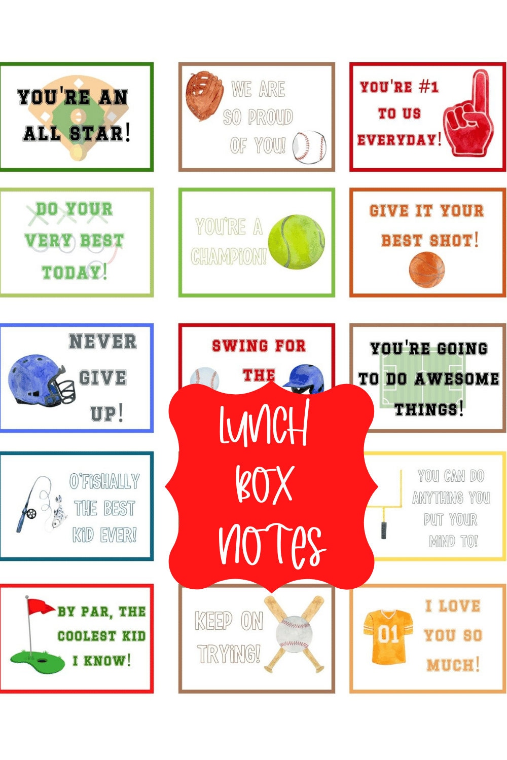 Lunch Box Notes for Kids – Pack of 60 Educational Lunch Box Notes - Lunch  Notes Learning Flash Cards Kindergarten or School - School Lunch  Accessories