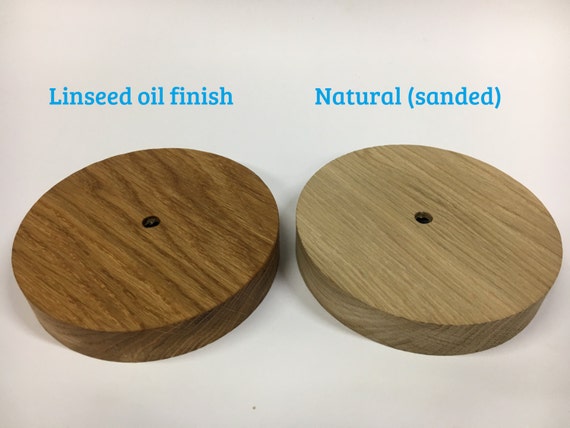 Oak Wooden Ceiling Canopy Wooden Ceiling Rose Pattress Solid Oak Home Decor Linseed Oil Natural Wood And Finish