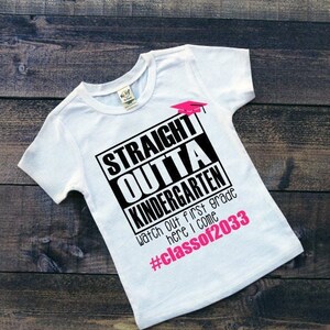 Straight Outta Kindergarten Youth Shirt 