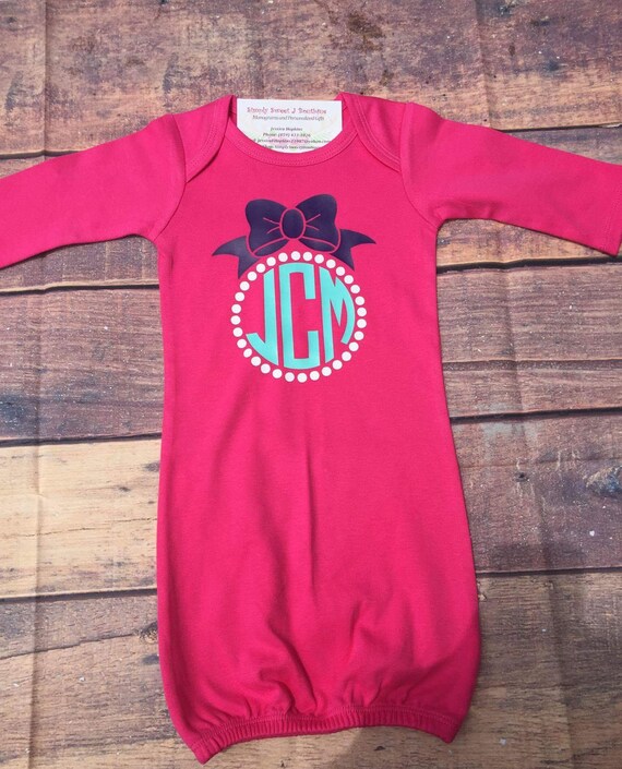 monogram infant clothes