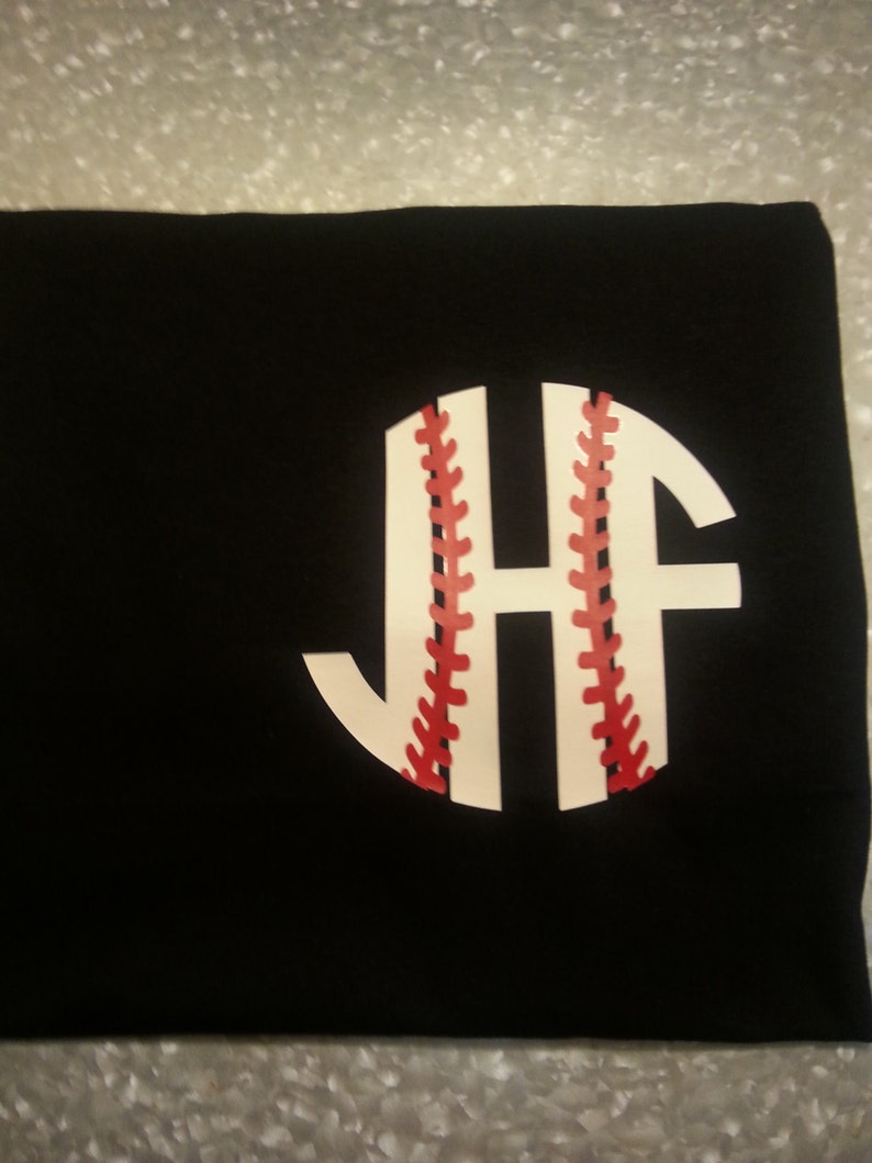 Baseball Monogram Shirt Personalized Baseball Mom Shirt Etsy