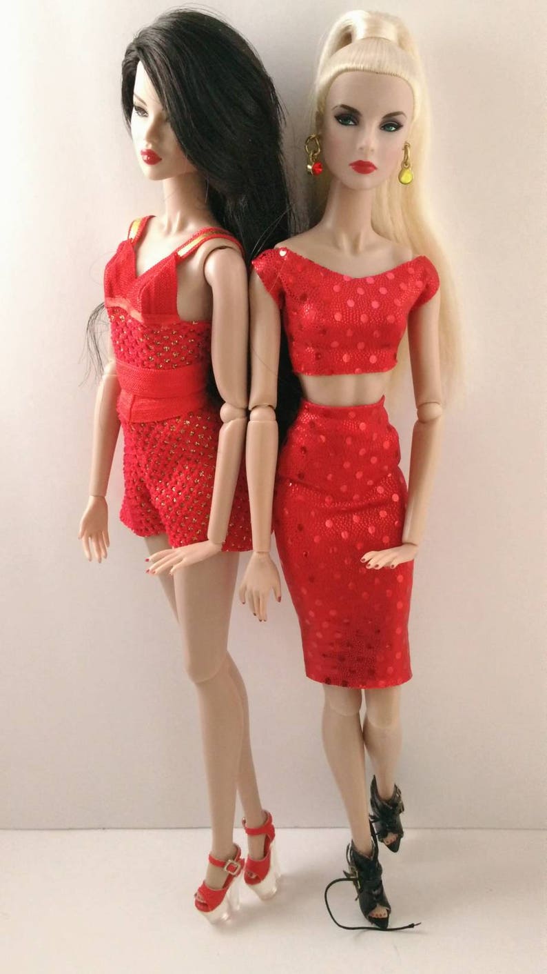 12 inch fashion doll 2 pc set