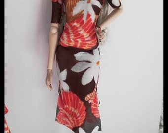 Handmade 12-inch Doll Fashion Outfit, Street Style