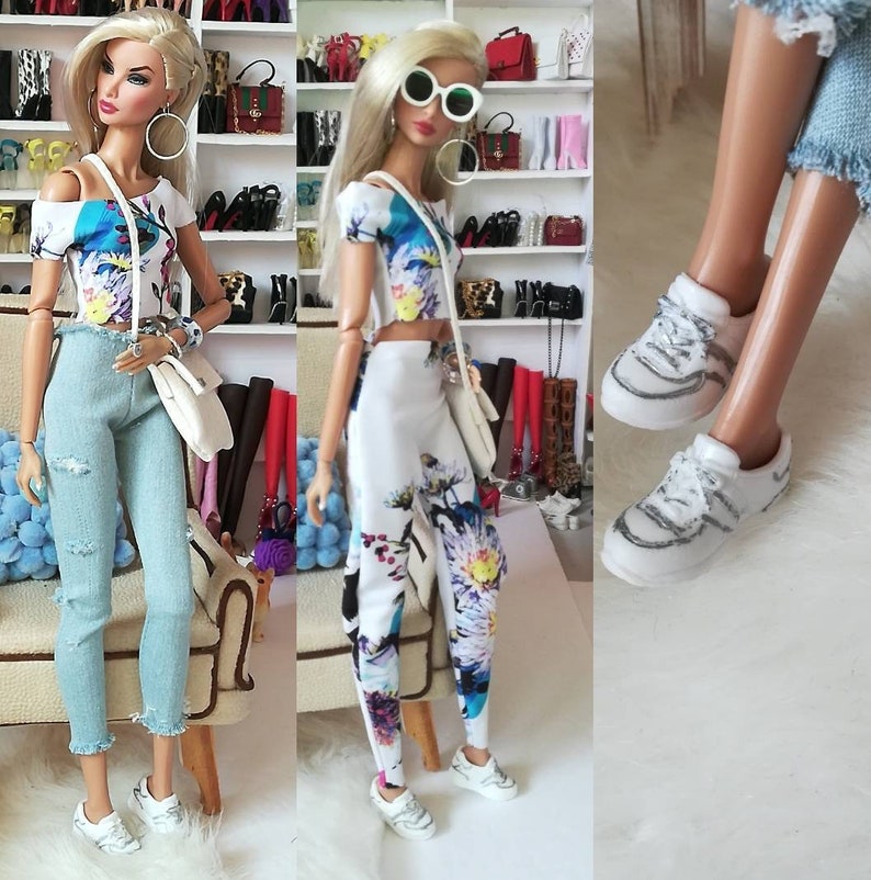 jeans//denim//outfit//clothes//pant for Fashion Royalty Doll FR2//FR//Barbie Silkstone