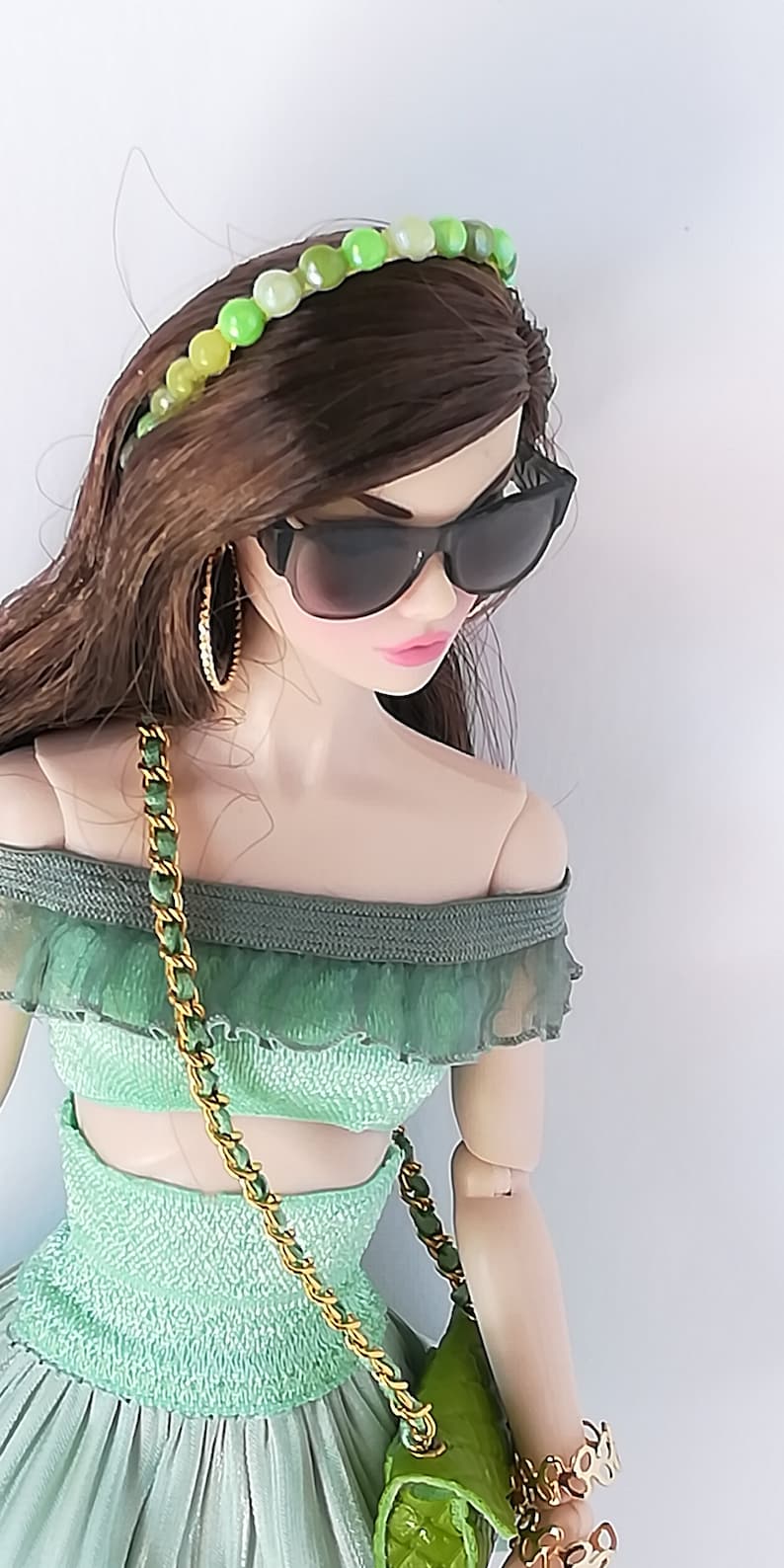 Summer fashion outfit one size fit all same size doll Earrings