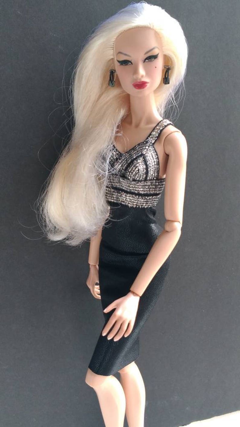 12 inch fashion doll dress is one size fits all color | Etsy