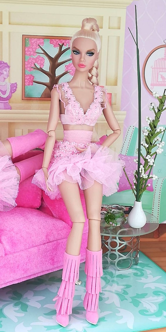 上品 Size One Outfit Fashion Parker Poppy Fit Doll Size Same All 着せ替え服・アウトフィット