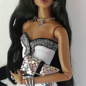 Tenue de poupée mannequin : Style urbain pour poupées de 30 cm Bracelet