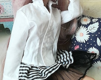 Handmade Doll Fashion Outfit, Street Style Clothing for 11/12 inch Dolls