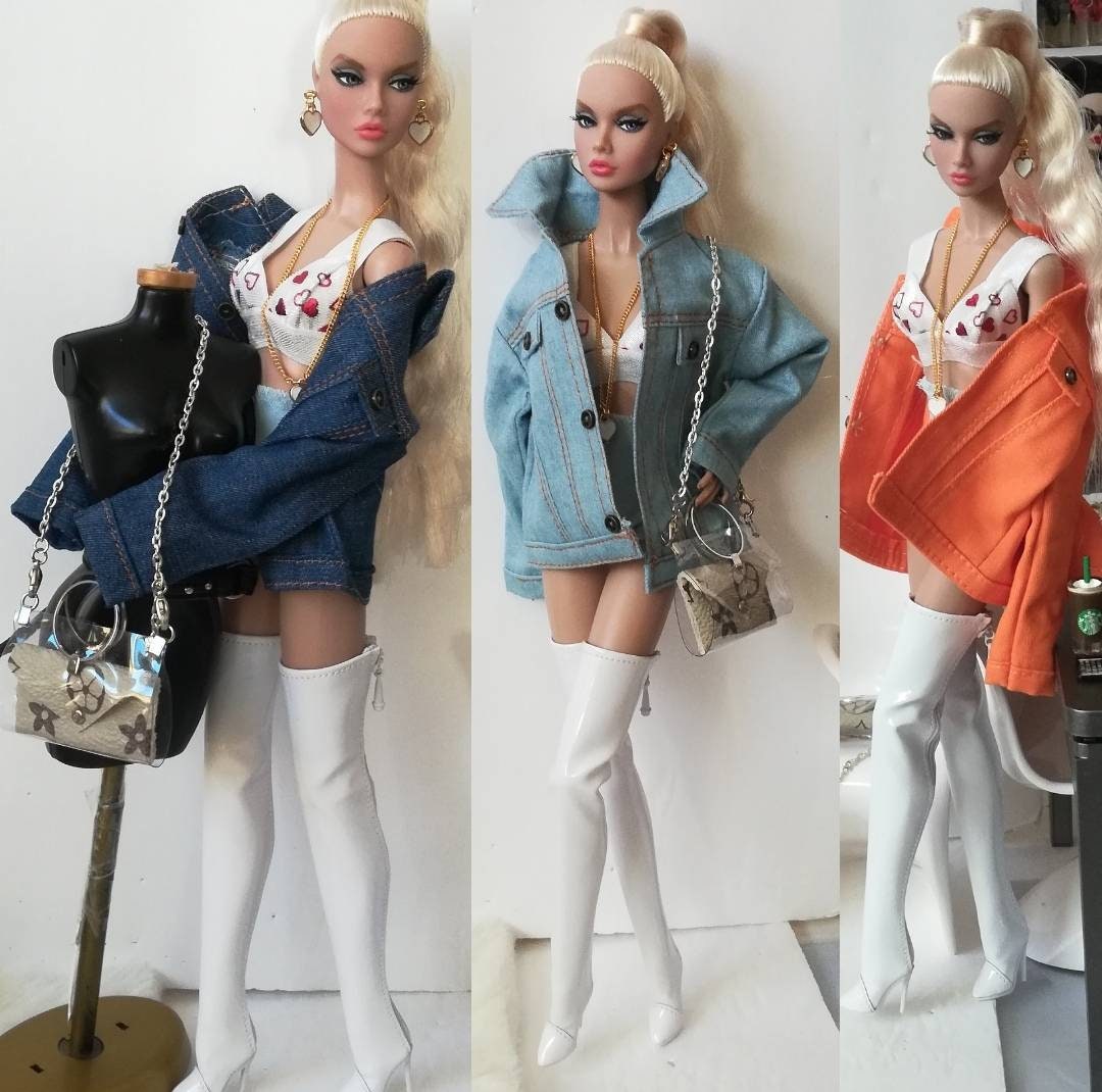 Jeans Jacket Handmade to Fit All 11/12 Inch Dolls Fr Nuface - Etsy