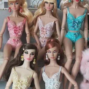 12 inch doll lingerie set handmade to fit all 11/12 inch dolls