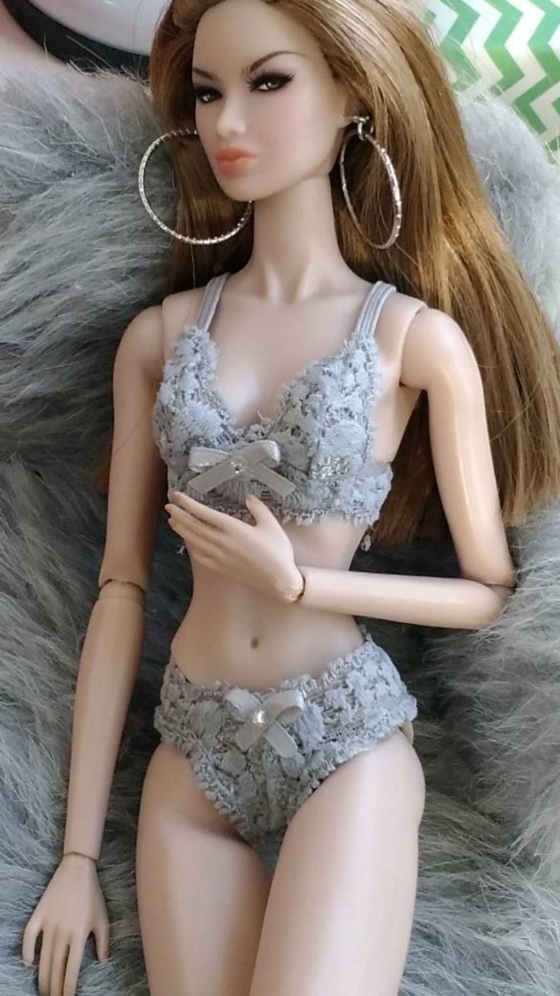 12 inch fashion doll lingerie set
