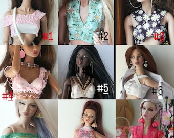 12 inch doll fashion tops one size fit all same size dolls