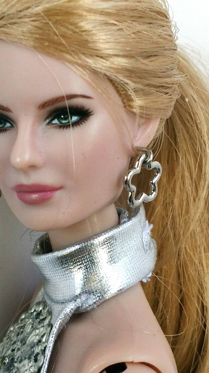 Fashion Doll earrings one size fits all same size doll!