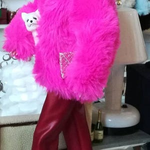 Fur coat   handmade to fit all 11/12 inch dolls