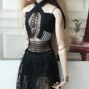 ladies black knit dress Sloane Knit Dress Black main image 1