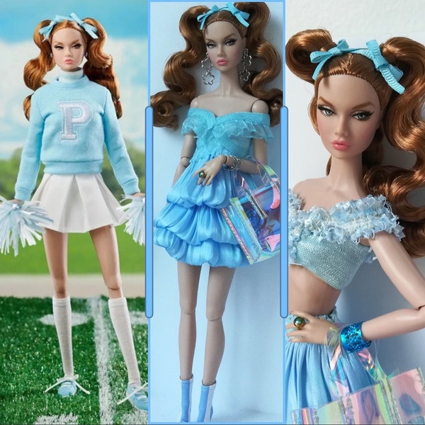 Complete doll &  fashion outfit one size fit all same size doll