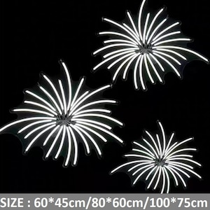 Mariage Fiançailles Anniversaire Décoration néon Enseigne au néon Feux d'artifice Fleur Néons