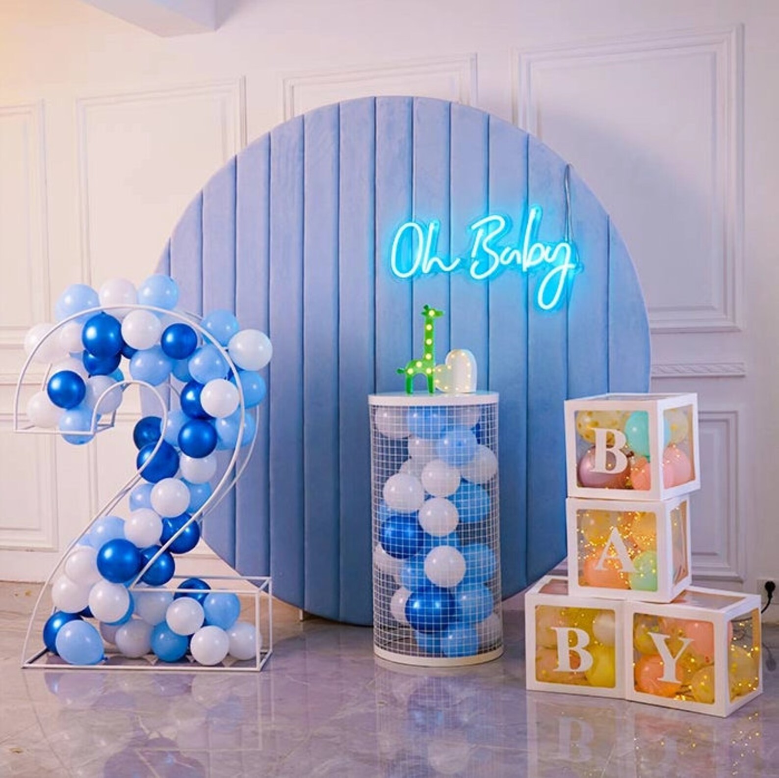 Oh Baby Light up Neon Letters Neon Sign Party Neon Decor Etsy