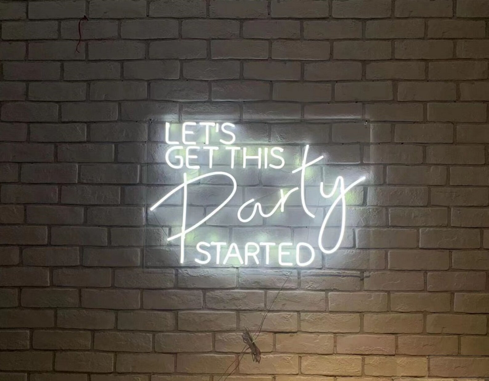 Party Light up Neon Letters Neon Sign With Acrylic Board Wall Neon
