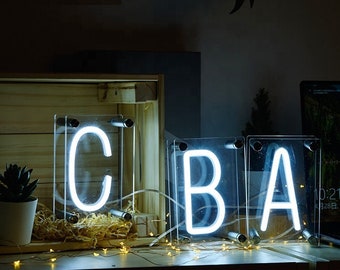 Light Up Letters Neon Letters Neon box Party Letters Party Home Bedroom Decor