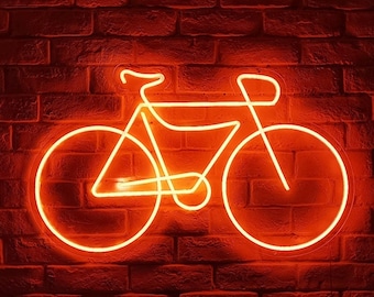 Bike Bicycle Neon Sign Acrylic Gift Light Lamp 14"x10" 