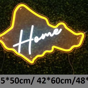 Letras de neón personalizadas para el hogar, letrero de neón para el hogar de Hawái, decoración de neón para el hogar, la casa, la habitación, la fiesta, el bar