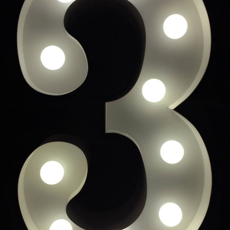 Battery Lighted House Numbers - Etsy