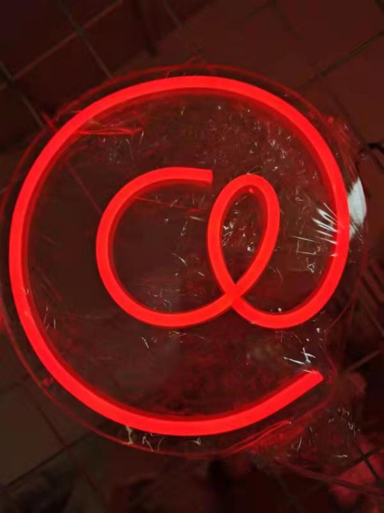 Mini Neon Sign With Acrylic Plate 5V USB Powered Custom Email Neon