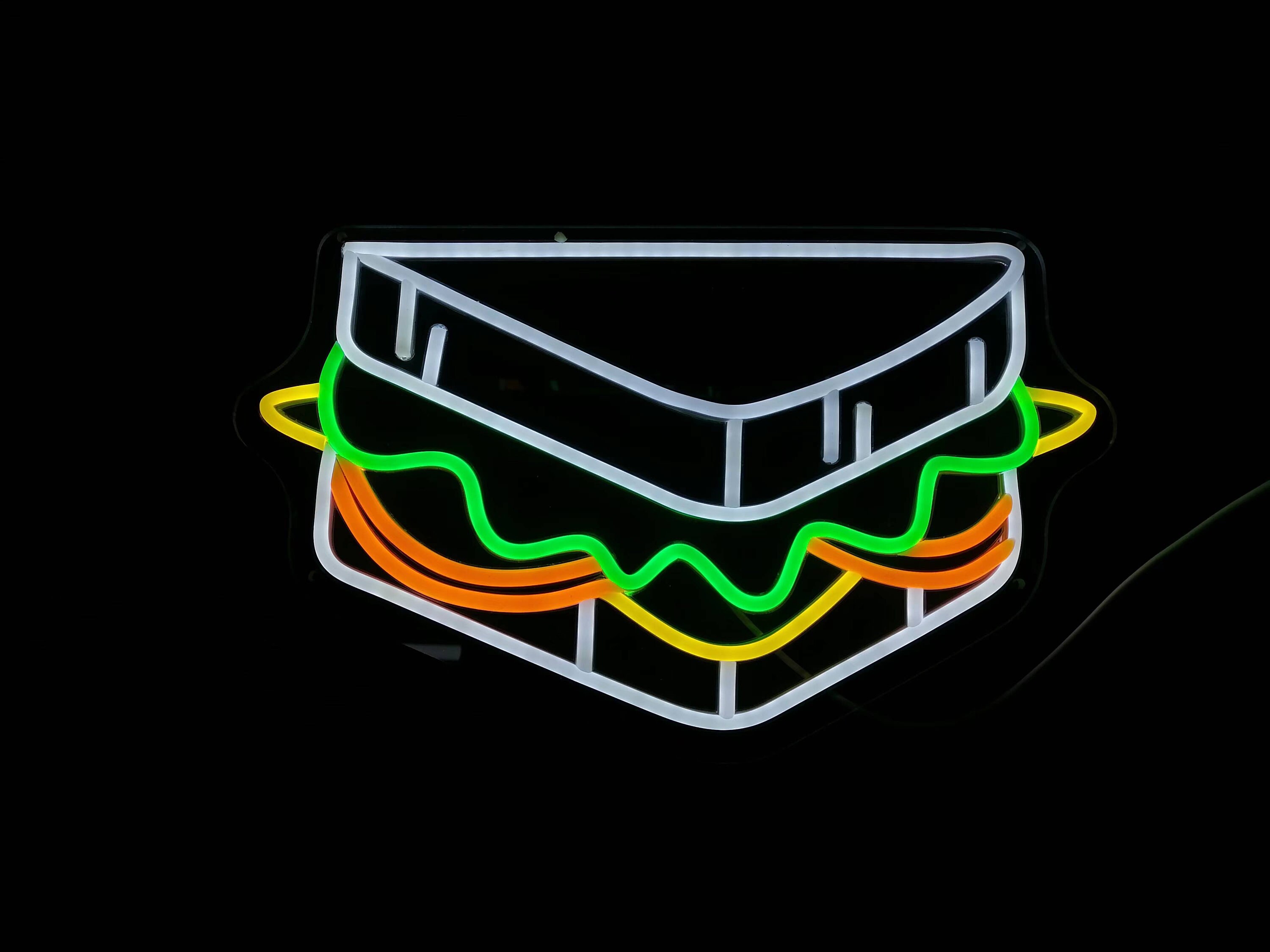 Sandwich Neon Sign Sandwich Neon Decor Shop Store Bar