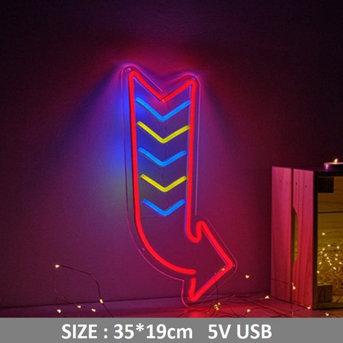 Cactus Neon Sign With Acrylic Plate USB Powered LED Neon Light Etsy