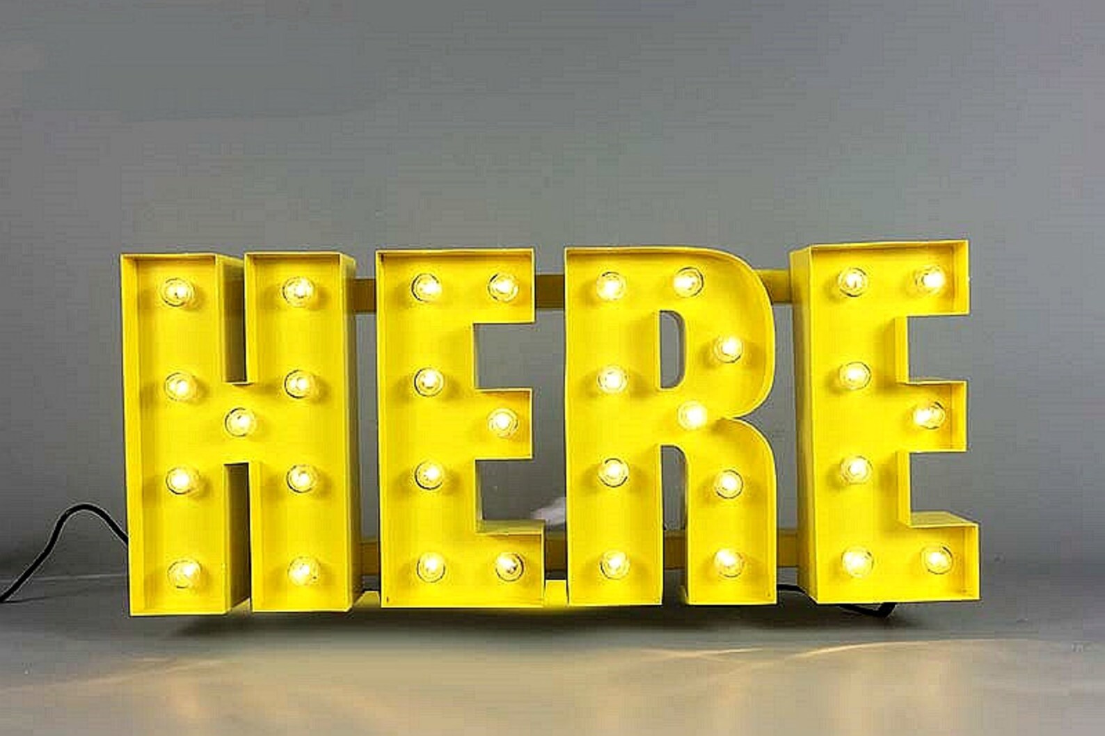 24 Metal Light up Letters Numbers Light up Alphabet Initial Letters