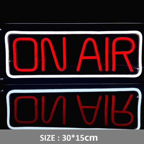 On Air LED Neon Sign, Home Decor, on Air Light, on Air Sign, on Air Neon  Sign, Neon Signs, Neon Sign, Studio Decor, Recording -  Denmark