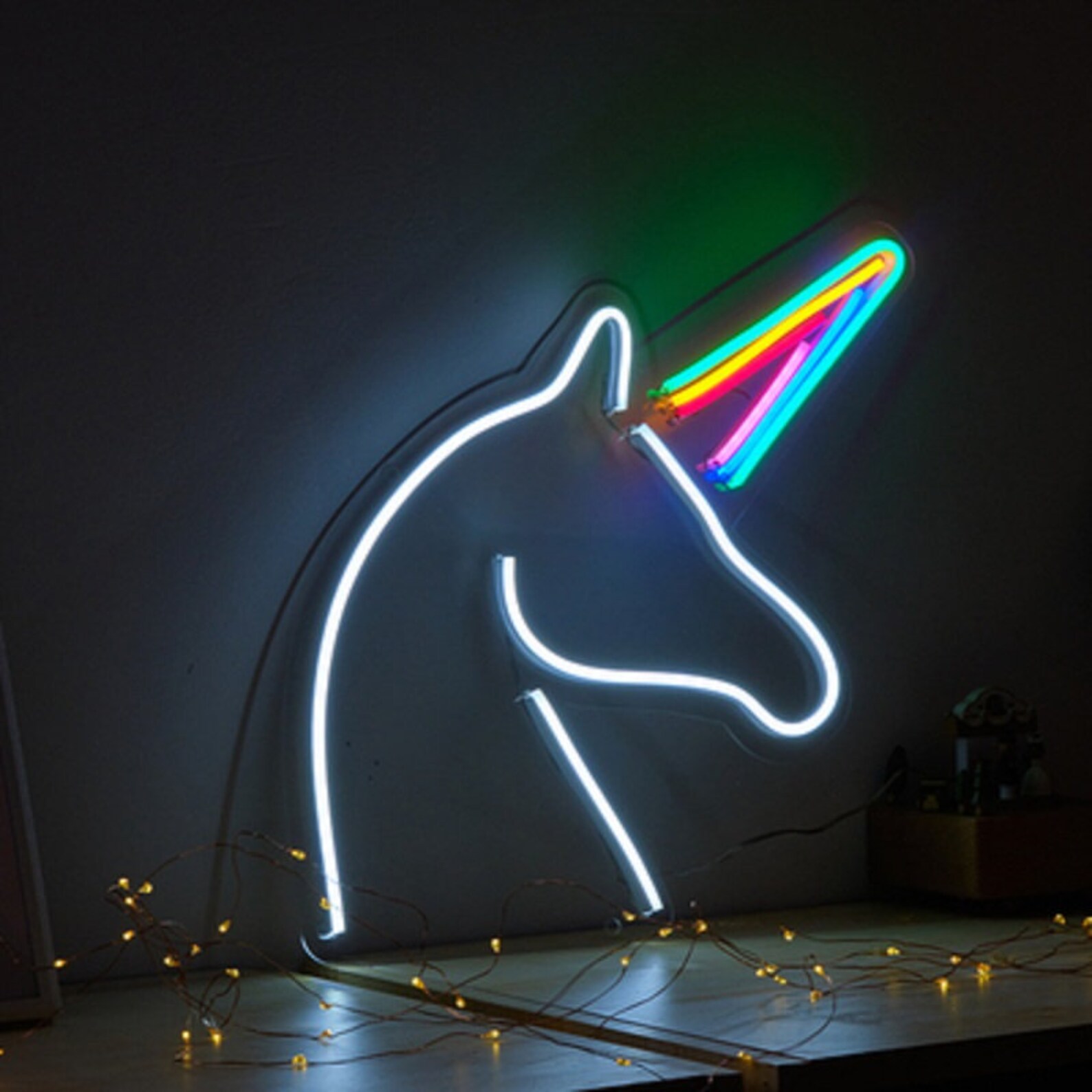 Unicorn Neon Sign 1m1m With Predrilled Holes and a 12V Etsy Israel