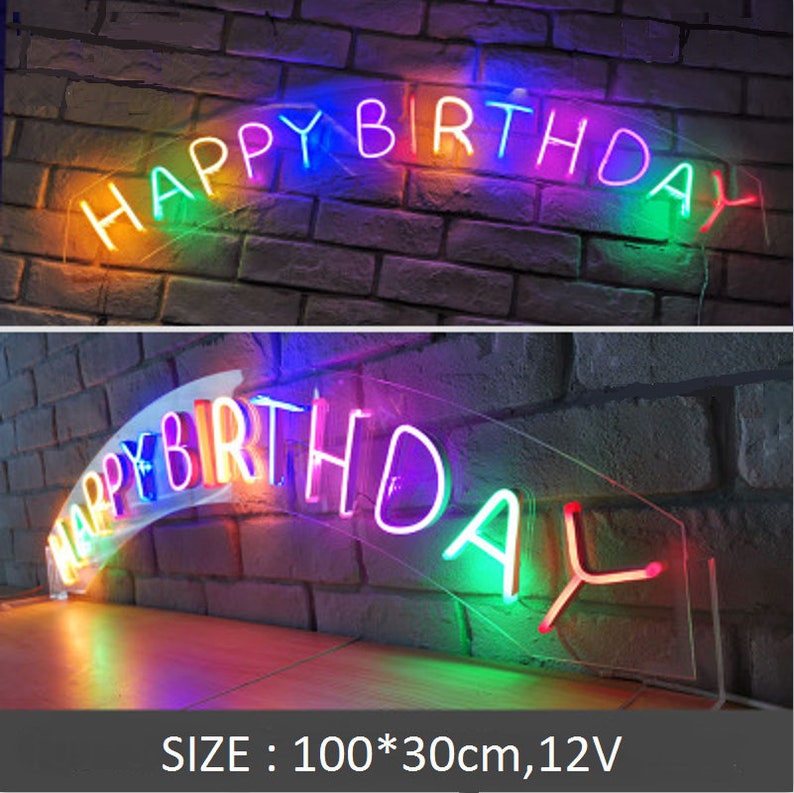 Acrylic Neon Sign USB Powered LED Neon Light Neon Decor Home Etsy