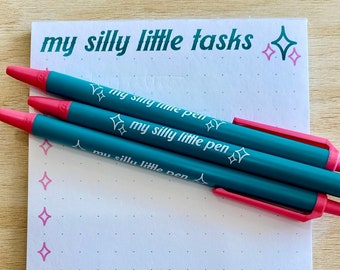 Bic Pen - My Silly Little Pen Black Ink  Stationery To-Do List Note-taking PEN ONLY