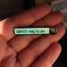 Coolest Way To Die - soft enamel pin - glow in the dark pins epoxy coating - flair search bar google 