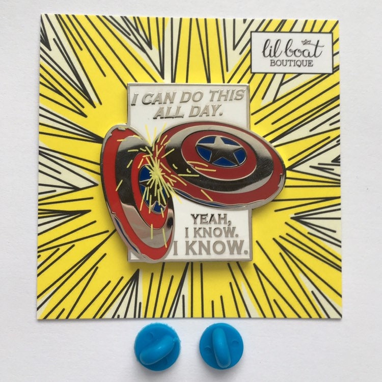 I Can Do This All Day - Inspired by Avengers Endgame Flair Lapel Pins…