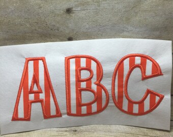 Appliqued Font Embroidery Design, Embroidery Font Applique, Cheri Applique Font