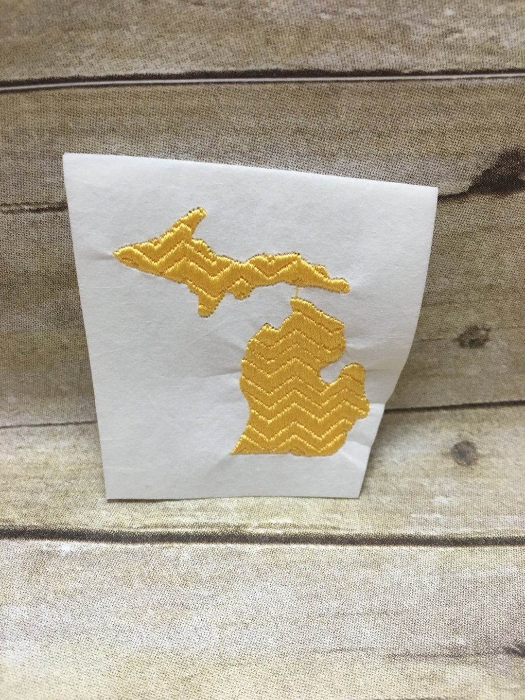Michigan Chevron Embroidery Design, Michigan Embroidery Design Chevron