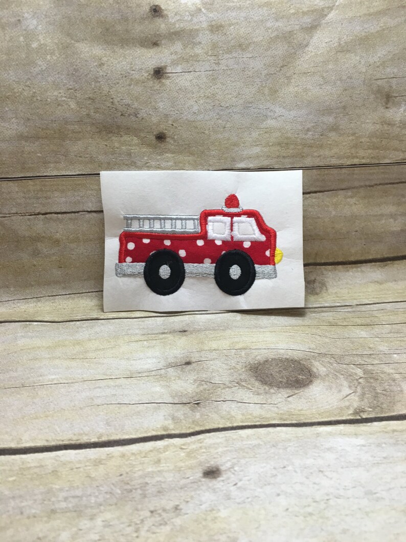 Fire truck applique fire truck embroidery design fire truck  etsy Fire truck applique fire truck embroidery design fire truck  etsy