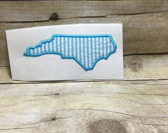 North Carolina Applique, North Carolina Embroidery Design Applique