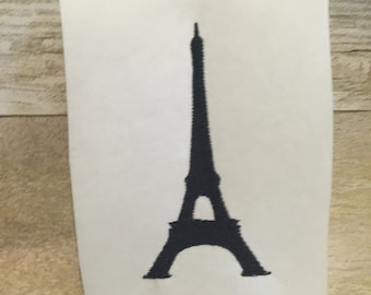 Eiffel Tower Embroidery Design, Eiffel Tower Applique