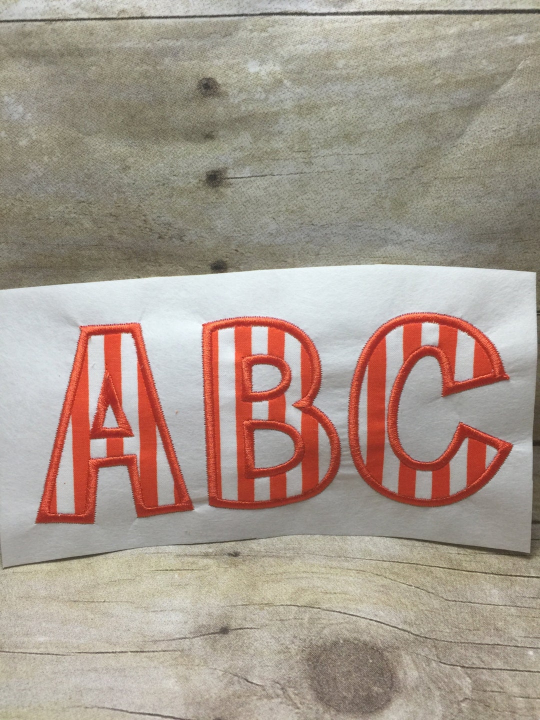 Appliqued Font Embroidery Design, Embroidery Font Applique, Cheri Applique Font Etsy