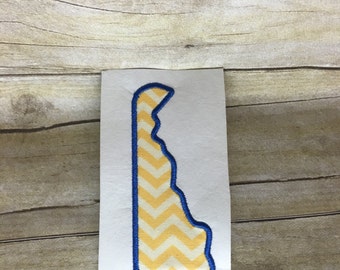 Delaware Applique, Delaware Embroidery Design Applique