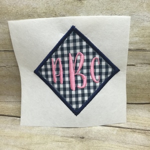 Diamond Applique, Diamond Embroidery Design Applique