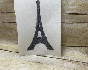 Eiffel Tower Embroidery Design, Paris Embroidery Design